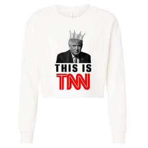 This Is TNN Funny Trump Cropped Pullover Crew