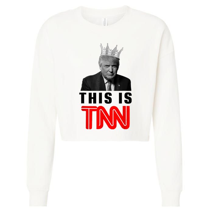 This Is TNN Funny Trump Cropped Pullover Crew