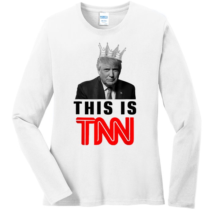 This Is TNN Funny Trump Ladies Long Sleeve Shirt