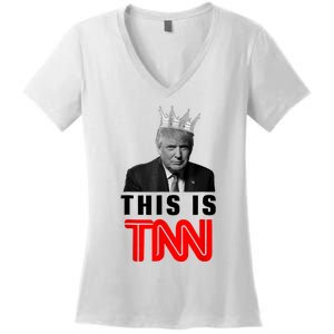 This Is TNN Funny Trump Women's V-Neck T-Shirt