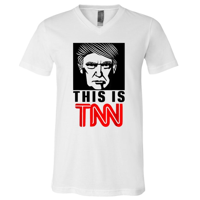 This Is TNN Funny Trump This Is TNN V-Neck T-Shirt