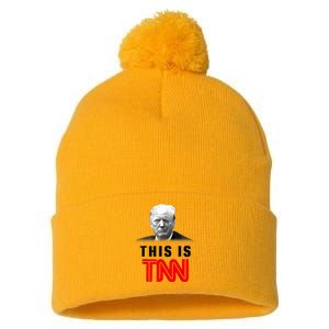 This Is TNN Funny Trump This Is TNN Pom Pom 12in Knit Beanie