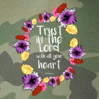 Trust In The Lord Scriptural Quote Biblical Legacy Tie Dye Trucker Hat