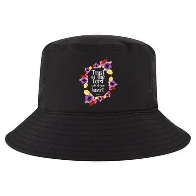 Trust In The Lord Scriptural Quote Biblical Cool Comfort Performance Bucket Hat