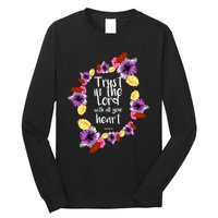 Trust In The Lord Scriptural Quote Biblical Long Sleeve Shirt