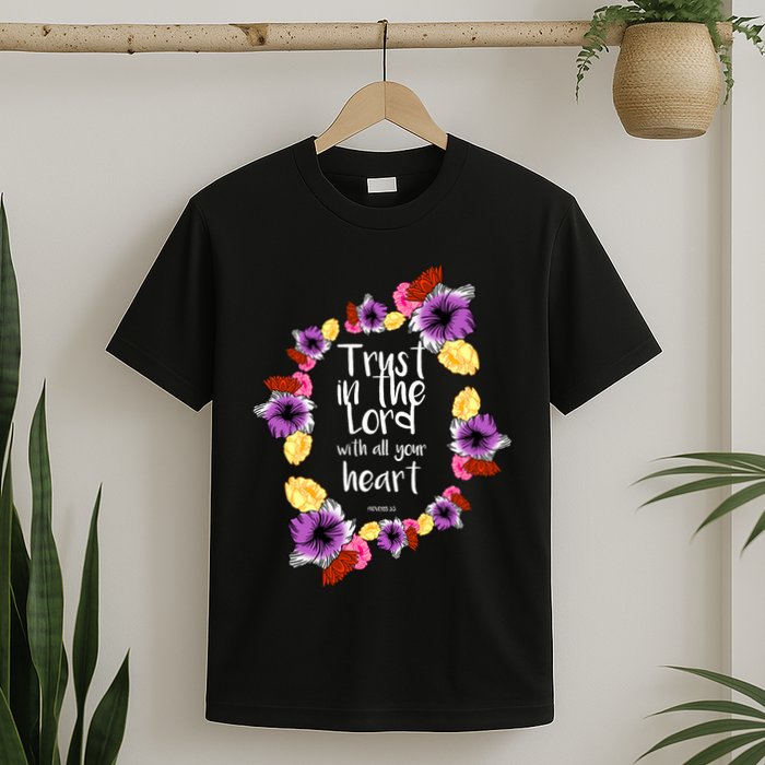Trust In The Lord Scriptural Quote Biblical T-Shirt