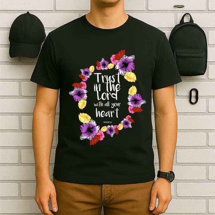 Trust In The Lord Scriptural Quote Biblical T-Shirt
