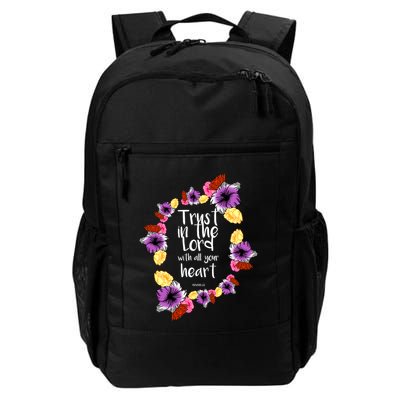 Trust In The Lord Scriptural Quote Biblical Backpack