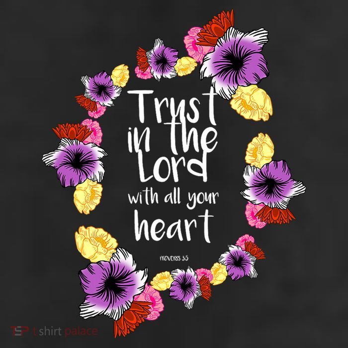 Trust In The Lord Scriptural Quote Biblical Beanie