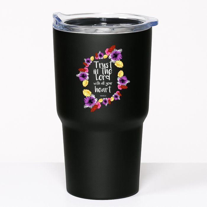 Trust In The Lord Scriptural Quote Biblical Tumbler