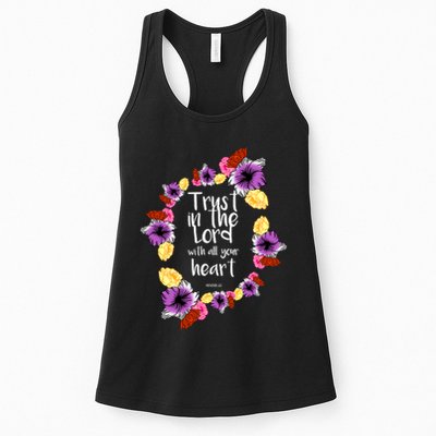 Trust In The Lord Scriptural Quote Biblical Womens Tank Top