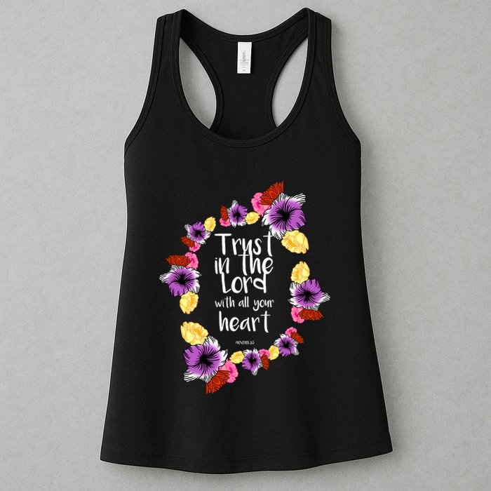 Trust In The Lord Scriptural Quote Biblical Womens Tank Top