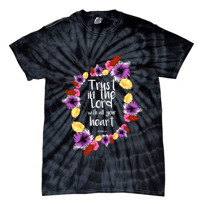 Trust In The Lord Scriptural Quote Biblical Tie-Dye T-Shirt