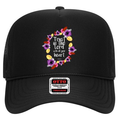 Trust In The Lord Scriptural Quote Biblical Hat