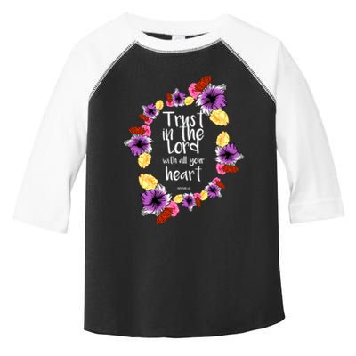 Trust In The Lord Scriptural Quote Biblical Toddler Fine Jersey T-Shirt