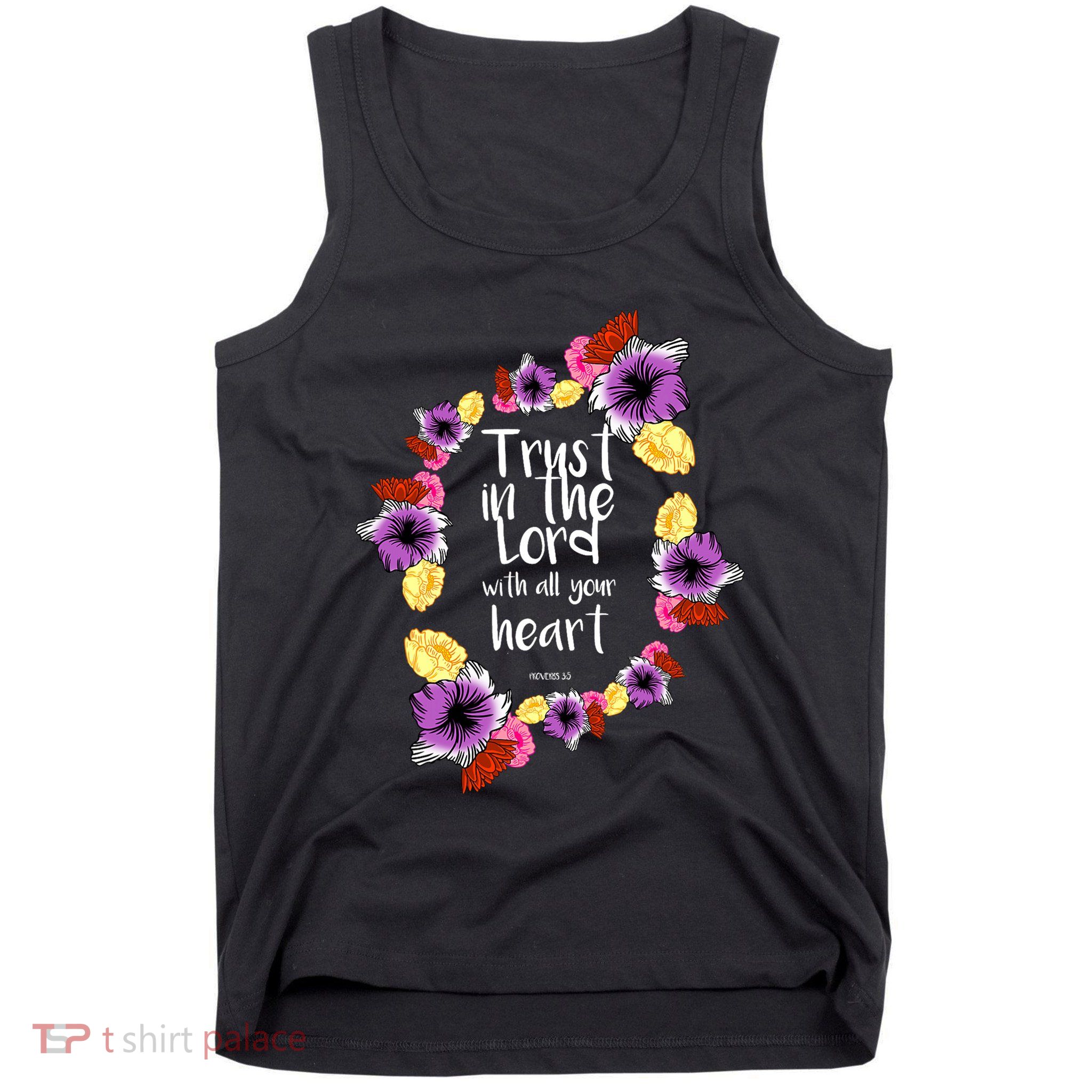 Trust In The Lord Scriptural Quote Biblical Tank Top