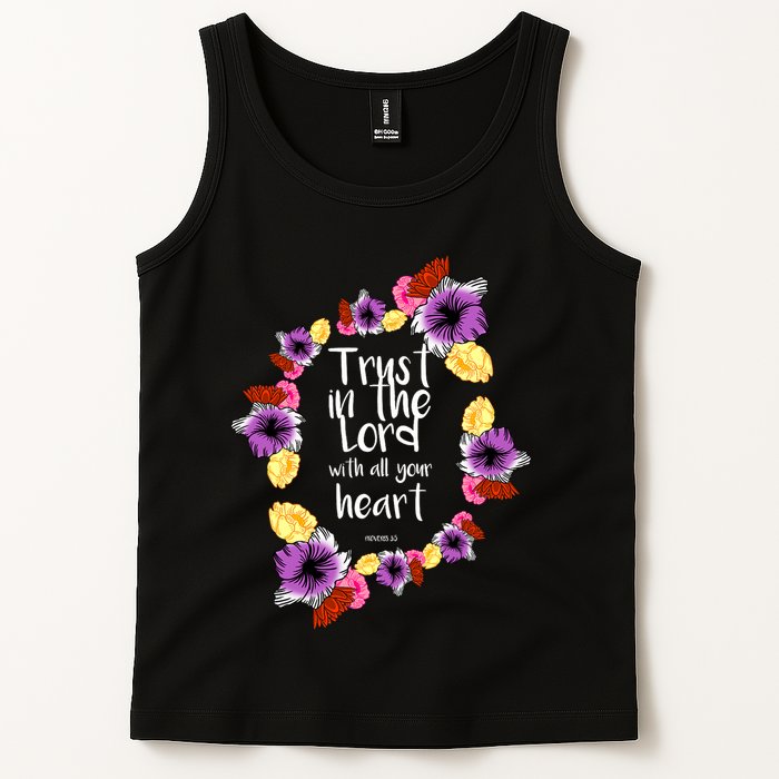 Trust In The Lord Scriptural Quote Biblical Tank Top