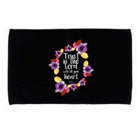 Trust In The Lord Scriptural Quote Biblical Microfiber Hand Towel