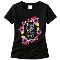 Trust In The Lord Scriptural Quote Biblical Womens T-Shirt