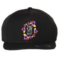 Trust In The Lord Scriptural Quote Biblical Wool Snapback Cap