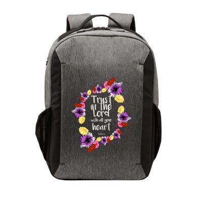 Trust In The Lord Scriptural Quote Biblical Vector Backpack