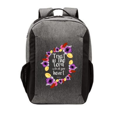 Trust In The Lord Scriptural Quote Biblical Vector Backpack