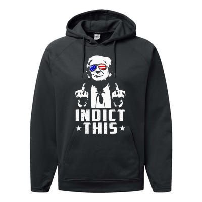 Trump Indict This Political Arrest For Republican Performance Fleece Hoodie