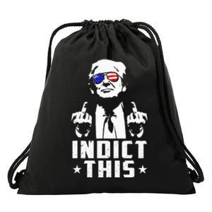 Trump Indict This Political Arrest For Republican Drawstring Bag