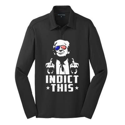 Trump Indict This Political Arrest For Republican Silk Touch Performance Long Sleeve Polo