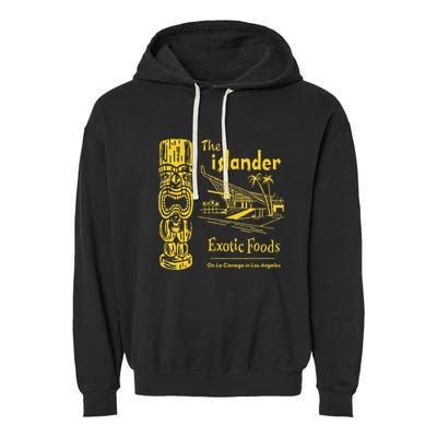 The Islander Tiki Bar Los Angeles Garment-Dyed Fleece Hoodie