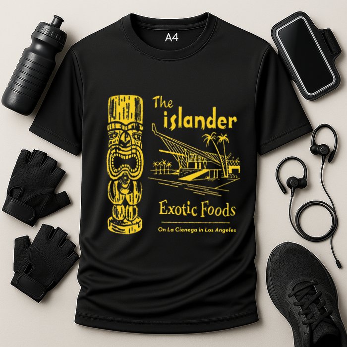 The Islander Tiki Bar Los Angeles Cooling Performance Crew T-Shirt