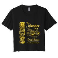 The Islander Tiki Bar Los Angeles Women's Crop Top Tee