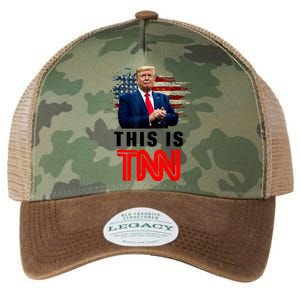 This Is TNN Funny Trump Legacy Tie Dye Trucker Hat