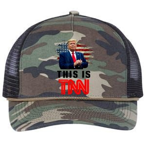 This Is TNN Funny Trump Retro Rope Trucker Hat Cap