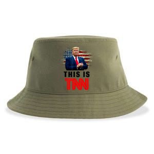 This Is TNN Funny Trump Sustainable Bucket Hat