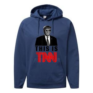 This Is TNN Funny Trump Performance Fleece Hoodie