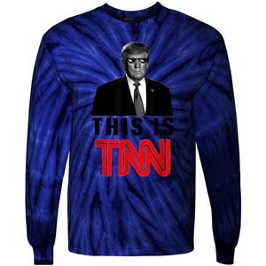 This Is TNN Funny Trump Tie-Dye Long Sleeve Shirt