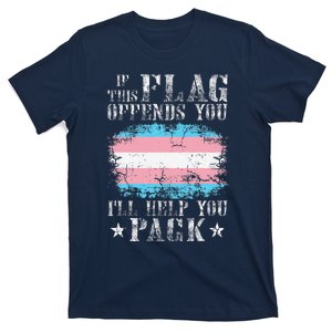 Transg If This Flag Offends You Transg Rainbow Pride T-Shirt