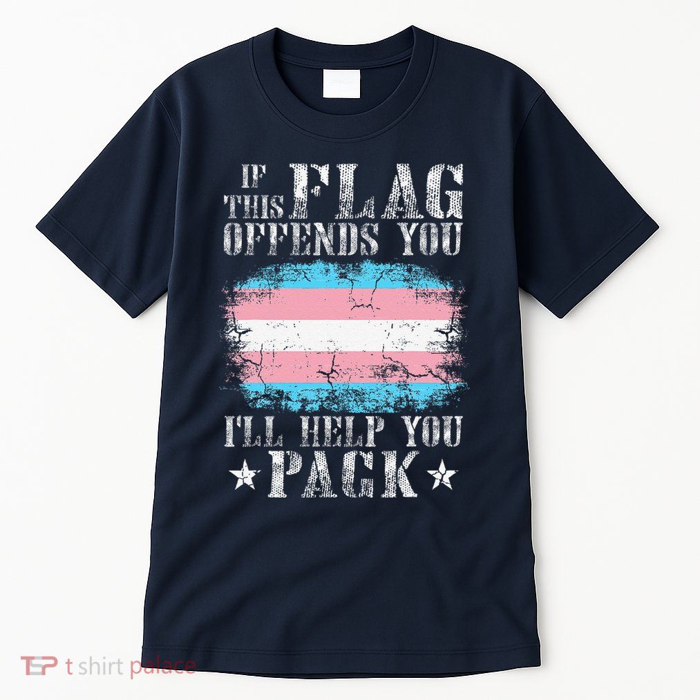 Transg If This Flag Offends You Transg Rainbow Pride Tall T-Shirt