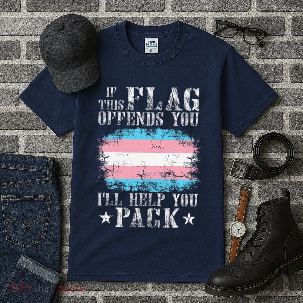 Transg If This Flag Offends You Transg Rainbow Pride Tall T-Shirt