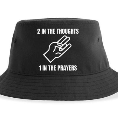 Two In The Thoughts One In The Prayers Sustainable Bucket Hat