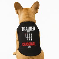 Trained In The Classical Arts Funny Manual Transmission Car Doggie Tank