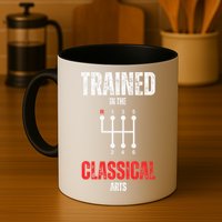 Trained In The Classical Arts Funny Manual Transmission Car Mug