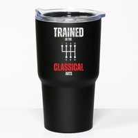 Trained In The Classical Arts Funny Manual Transmission Car Tumbler