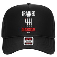 Trained In The Classical Arts Funny Manual Transmission Car Hat