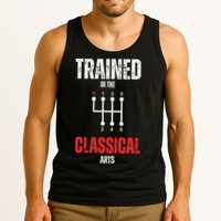 Trained In The Classical Arts Funny Manual Transmission Car Tank Top