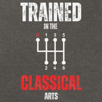 Trained In The Classical Arts Funny Manual Transmission Car Cotton Canvas Backpack