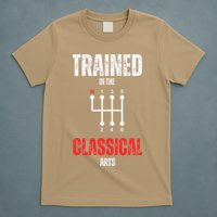 Trained In The Classical Arts Funny Manual Transmission Car T-Shirt