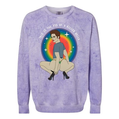 This Is The Ass Of A Killer Bella Twilight Meme Funny Killer Bella Colorblast Crewneck Sweatshirt