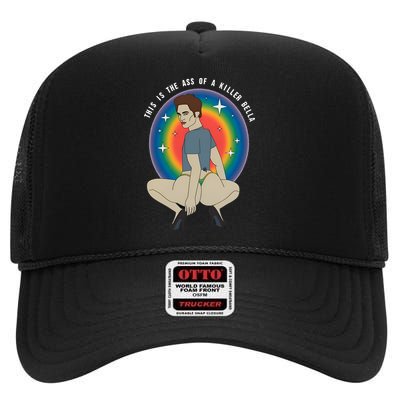 This Is The Ass Of A Killer Bella Twilight Meme Funny Killer Bella High Crown Mesh Back Trucker Hat